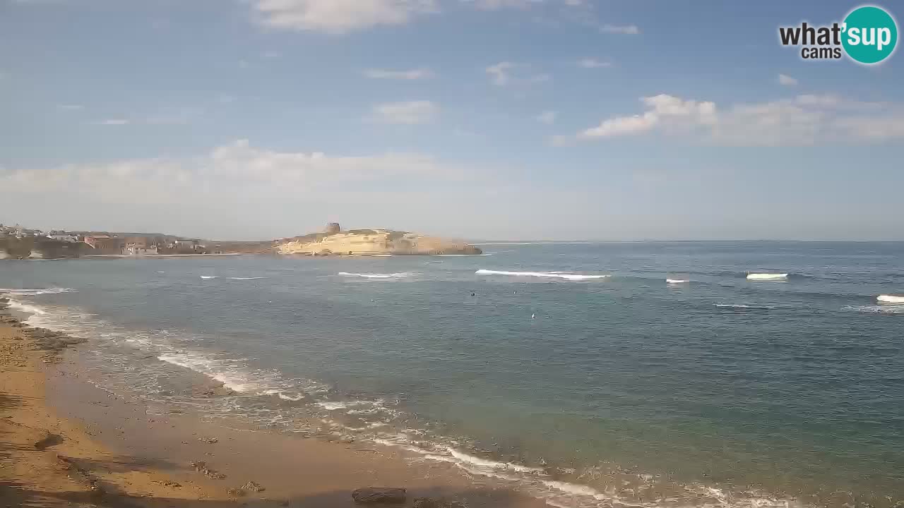Sarchittu spletna kamera: Neposredni pogledi na osupljive plaže na Sardiniji, Italija