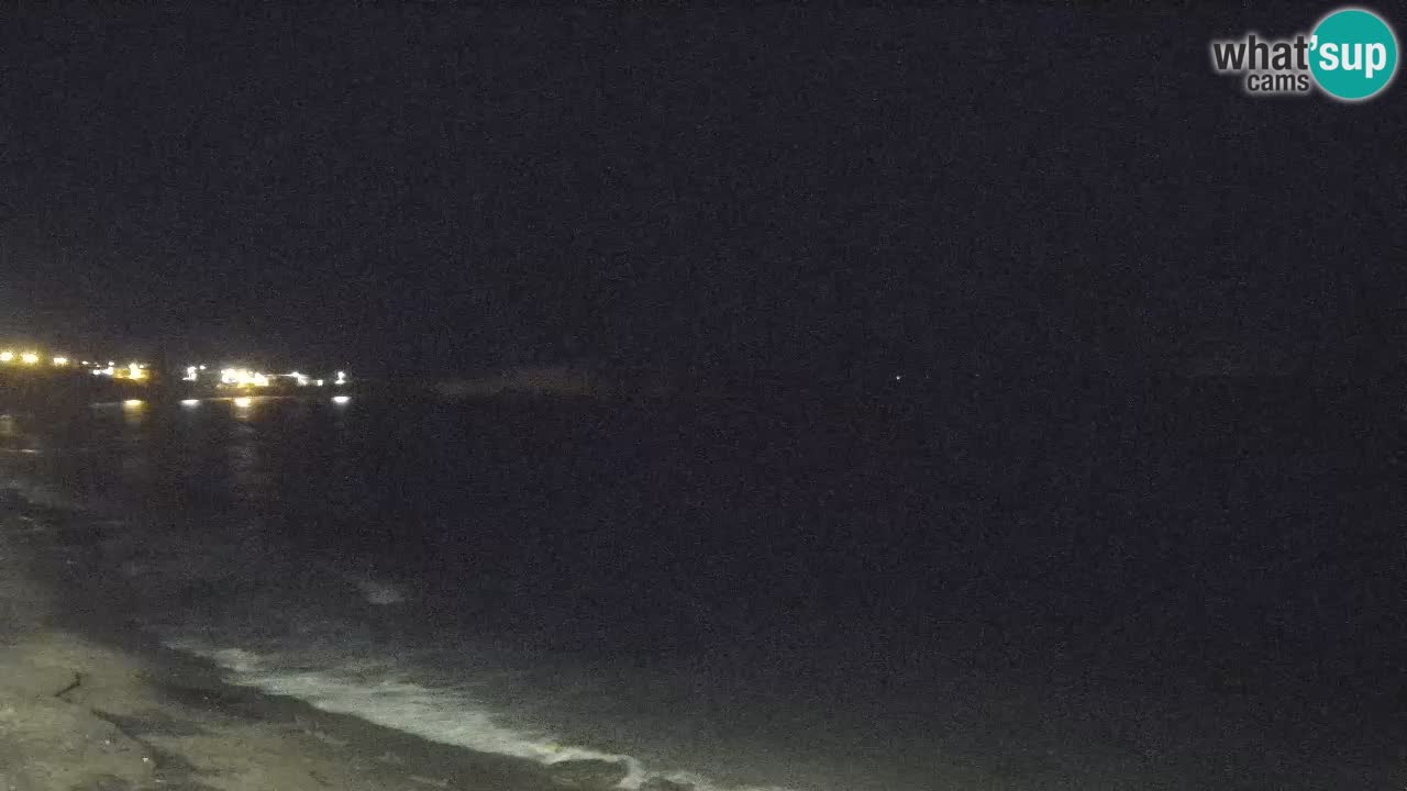 Sarchittu spletna kamera: Neposredni pogledi na osupljive plaže na Sardiniji, Italija