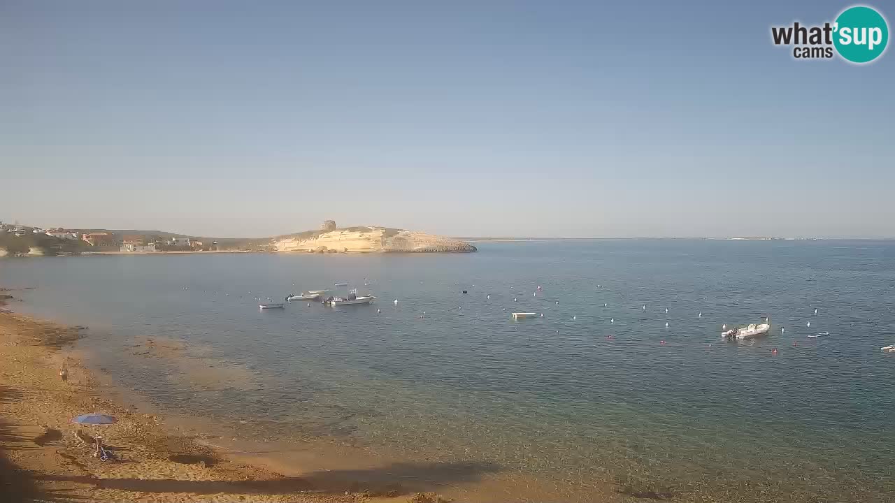 Sarchittu spletna kamera: Neposredni pogledi na osupljive plaže na Sardiniji, Italija