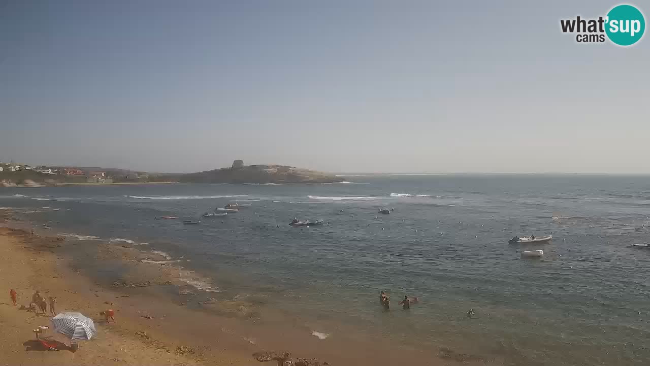 Sarchittu spletna kamera: Neposredni pogledi na osupljive plaže na Sardiniji, Italija