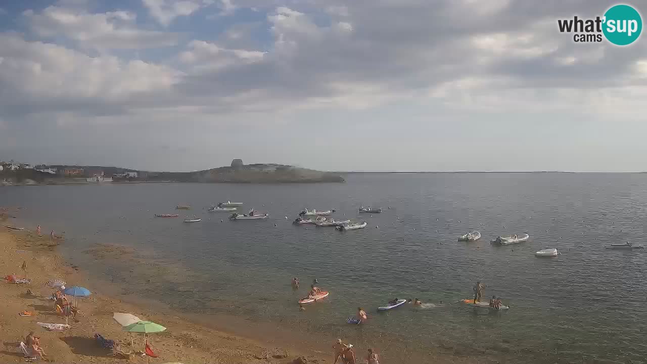 Sarchittu spletna kamera: Neposredni pogledi na osupljive plaže na Sardiniji, Italija