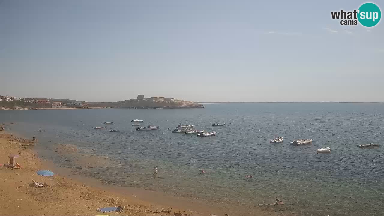 Sarchittu spletna kamera: Neposredni pogledi na osupljive plaže na Sardiniji, Italija