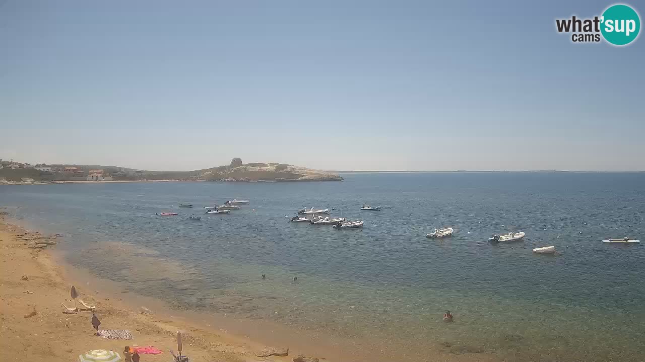 Sarchittu spletna kamera: Neposredni pogledi na osupljive plaže na Sardiniji, Italija