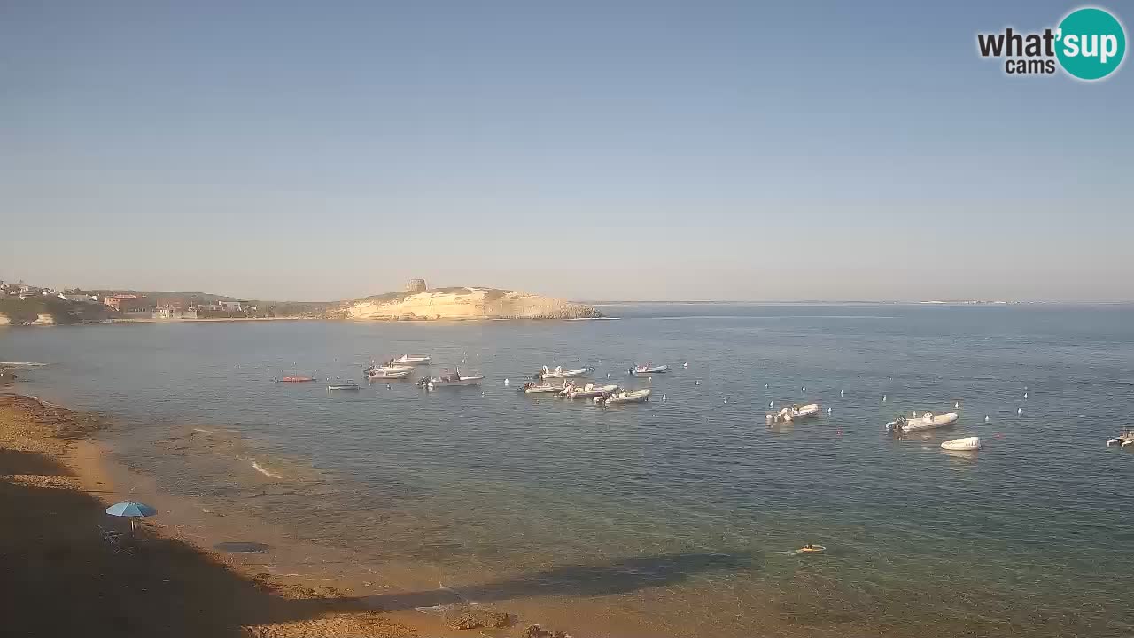Sarchittu spletna kamera: Neposredni pogledi na osupljive plaže na Sardiniji, Italija