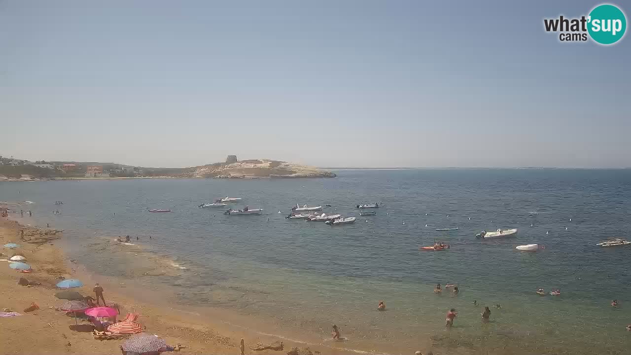 Sarchittu spletna kamera: Neposredni pogledi na osupljive plaže na Sardiniji, Italija