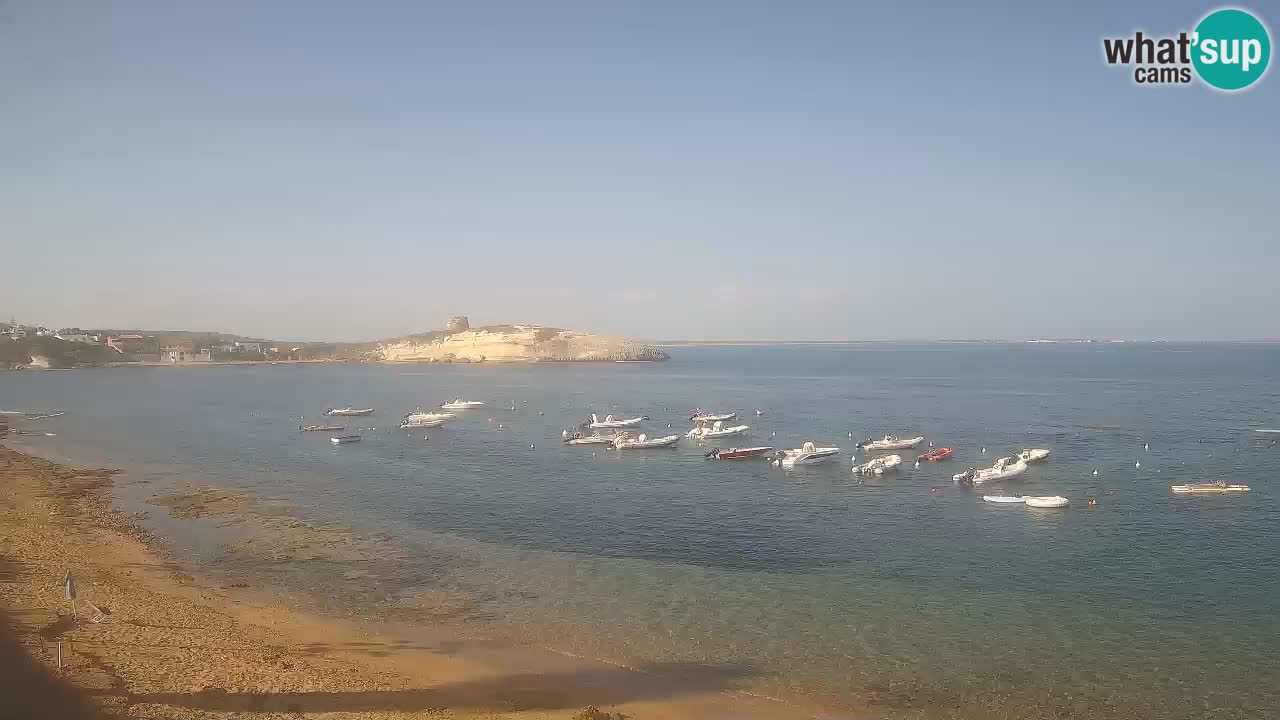 Sarchittu spletna kamera: Neposredni pogledi na osupljive plaže na Sardiniji, Italija