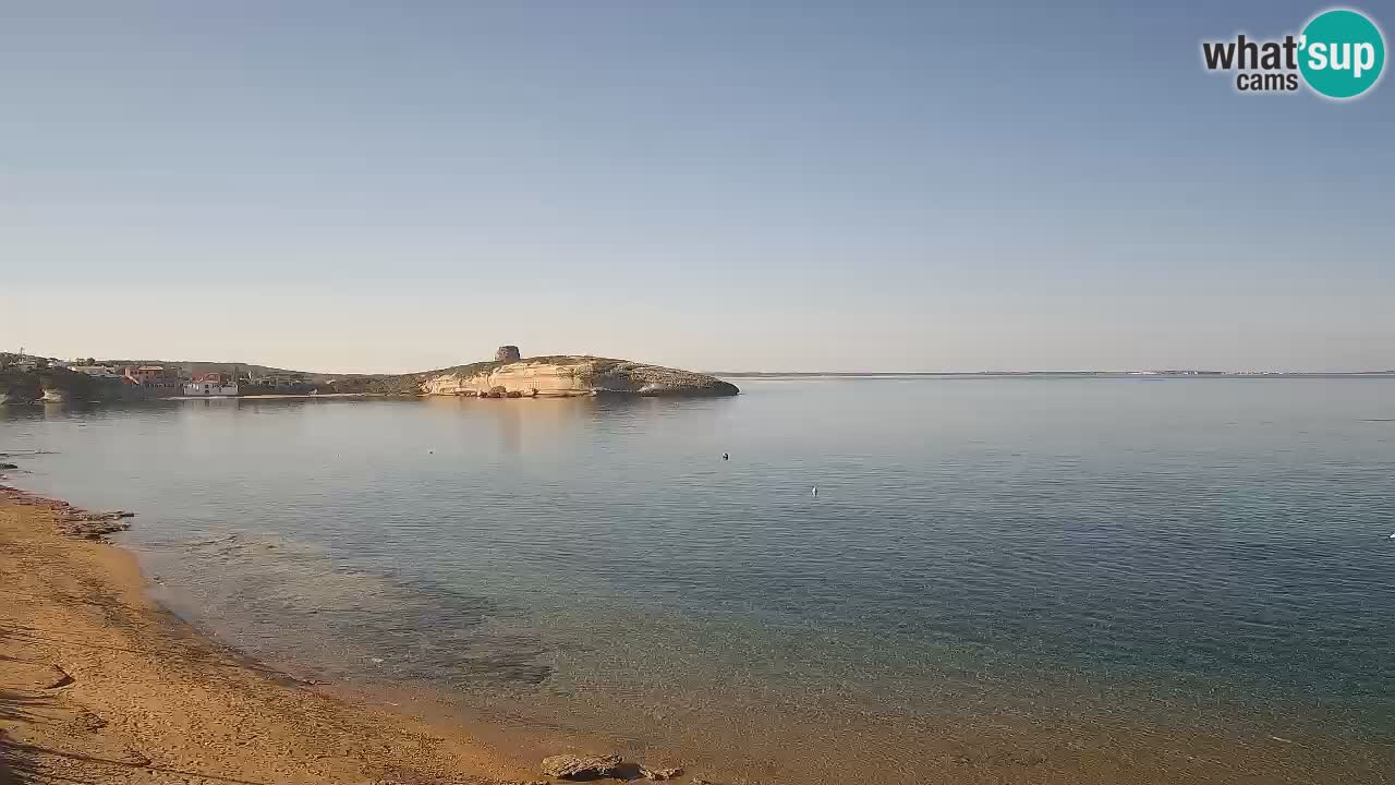 Sarchittu spletna kamera: Neposredni pogledi na osupljive plaže na Sardiniji, Italija