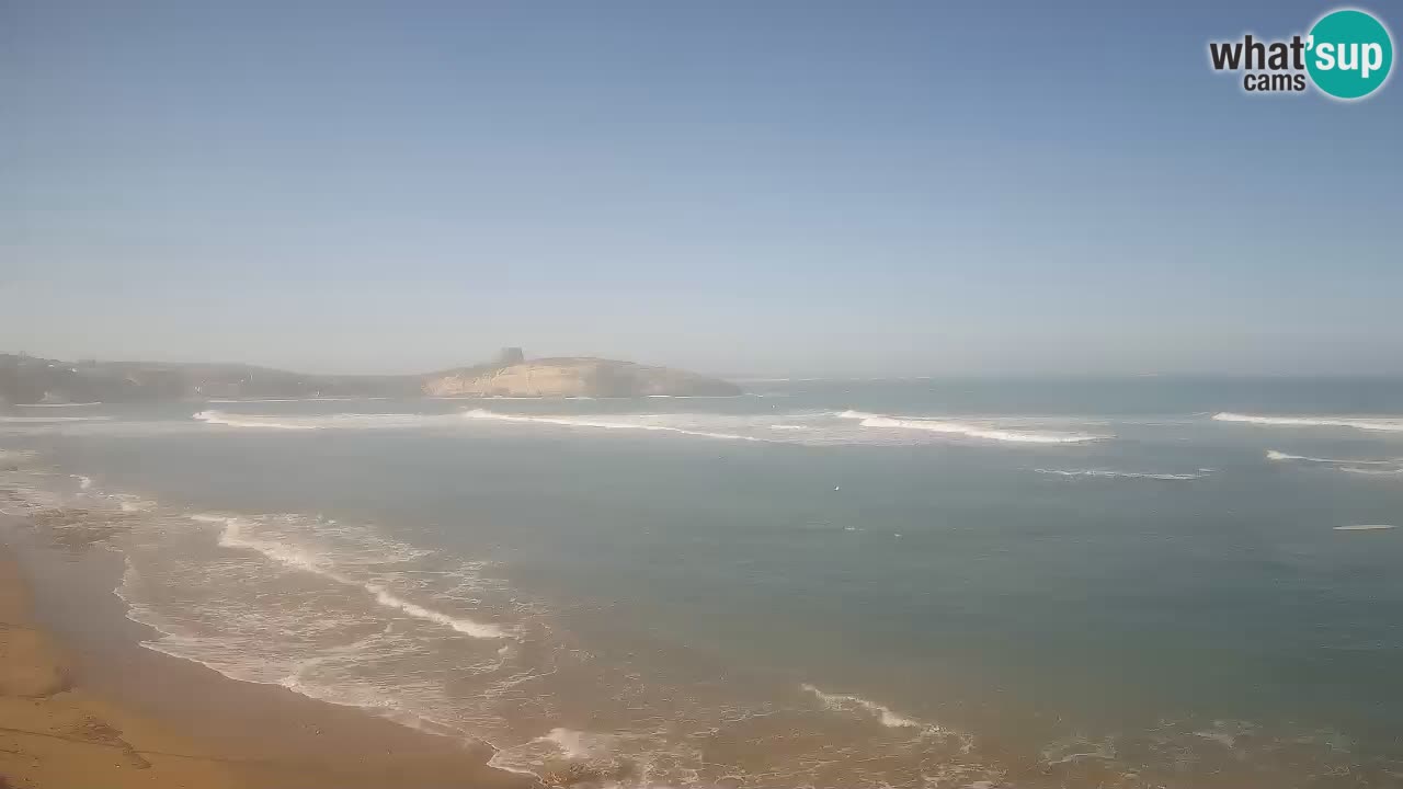 Sarchittu spletna kamera: Neposredni pogledi na osupljive plaže na Sardiniji, Italija