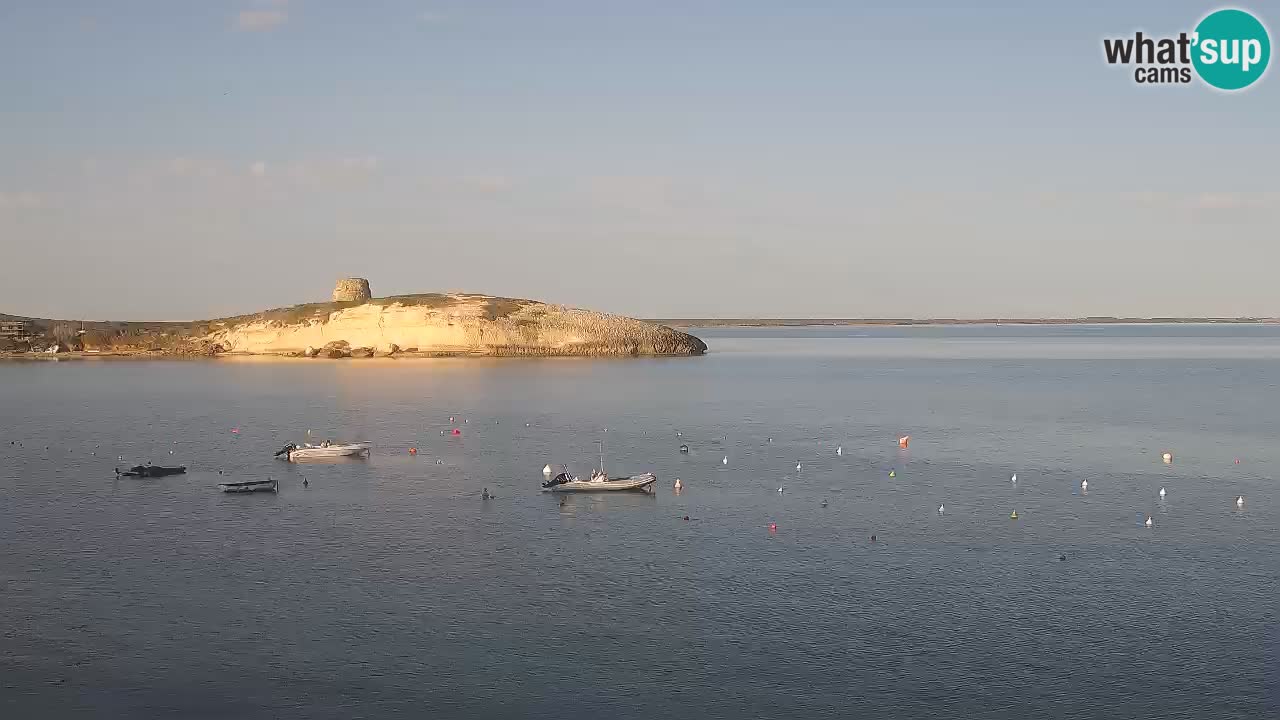 Sarchittu spletna kamera: Neposredni pogledi na osupljive plaže na Sardiniji, Italija