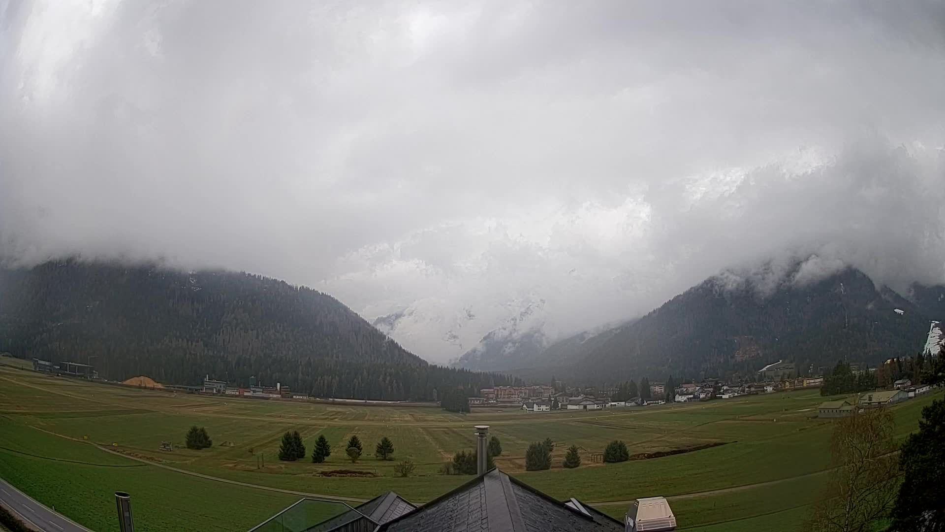 Webcam Toblach Dolomites – Vue depuis l’Hôtel Rosengarten