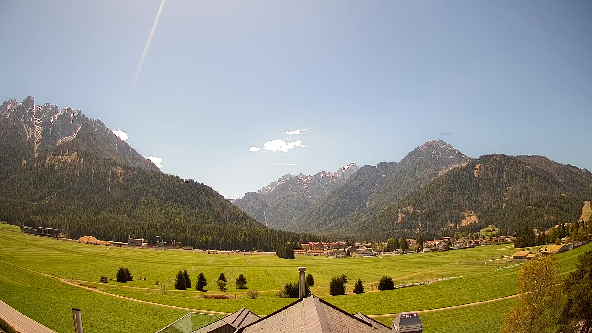 Webcam Toblach Dolomiten – Blick vom Hotel Rosengarten