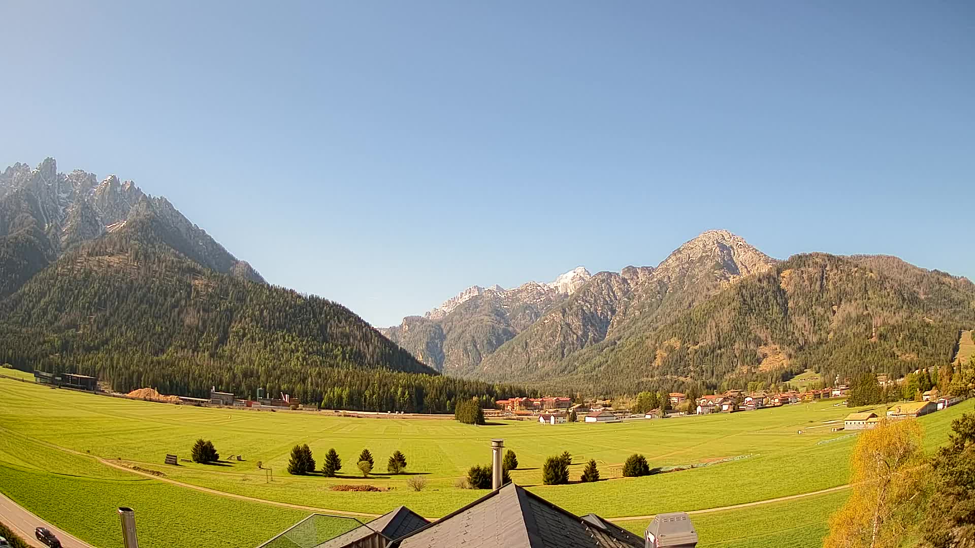 Webcam Toblach Dolomitas – Vista desde el Hotel Rosengarten