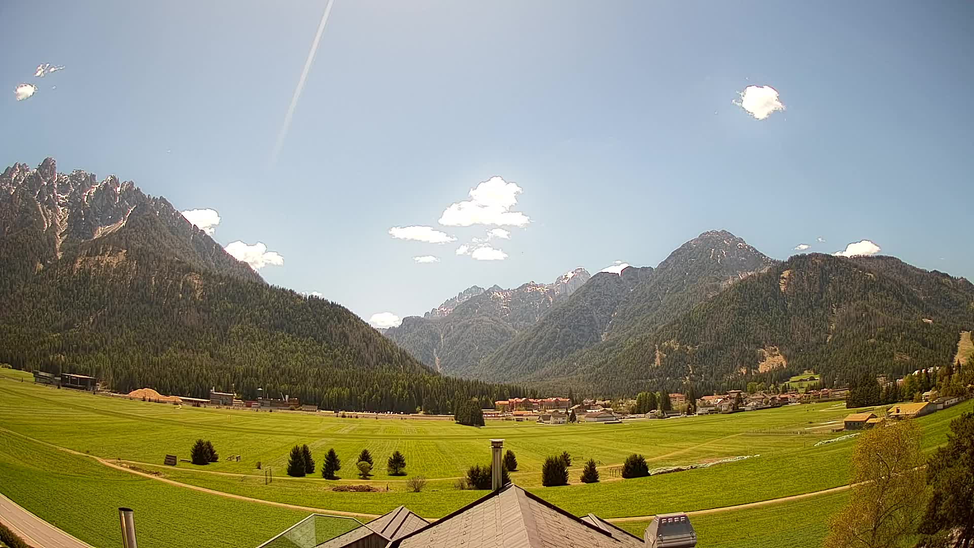 Webcam Toblach Dolomitas – Vista desde el Hotel Rosengarten