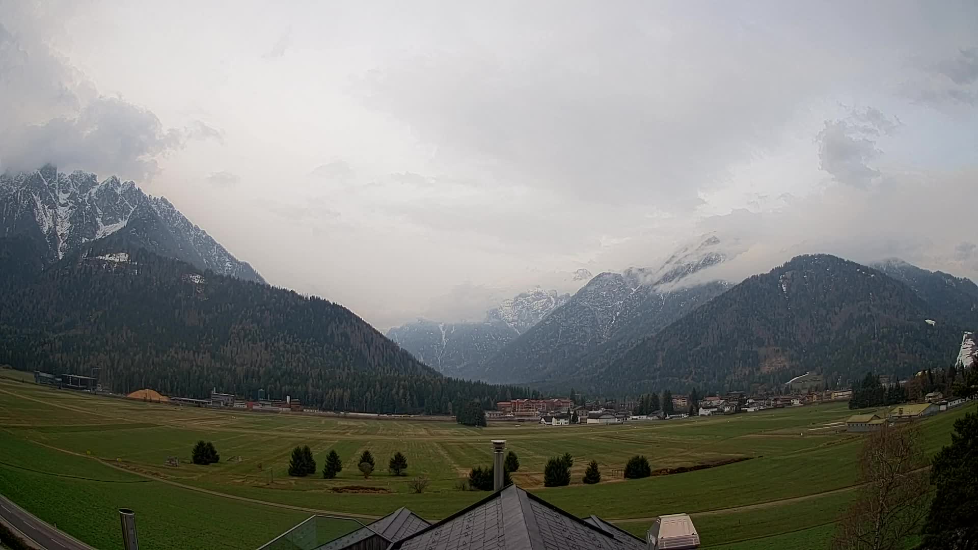 Webcam Toblach Dolomites – Vue depuis l’Hôtel Rosengarten