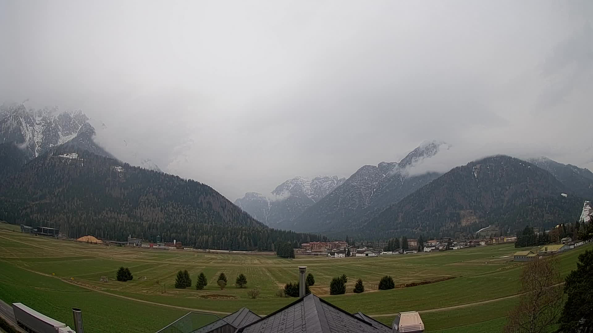 Webcam Toblach Dolomites – Vue depuis l’Hôtel Rosengarten