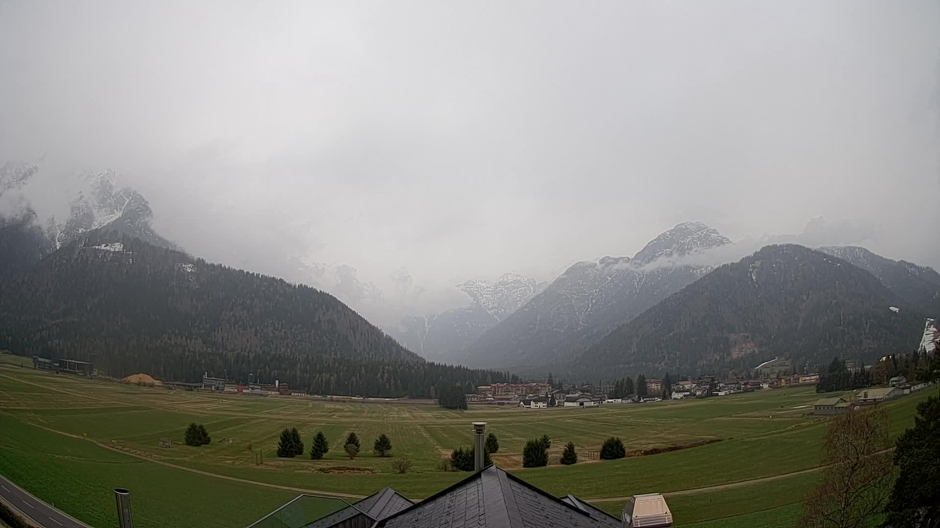 Webcam Toblach Dolomites – Vue depuis l’Hôtel Rosengarten