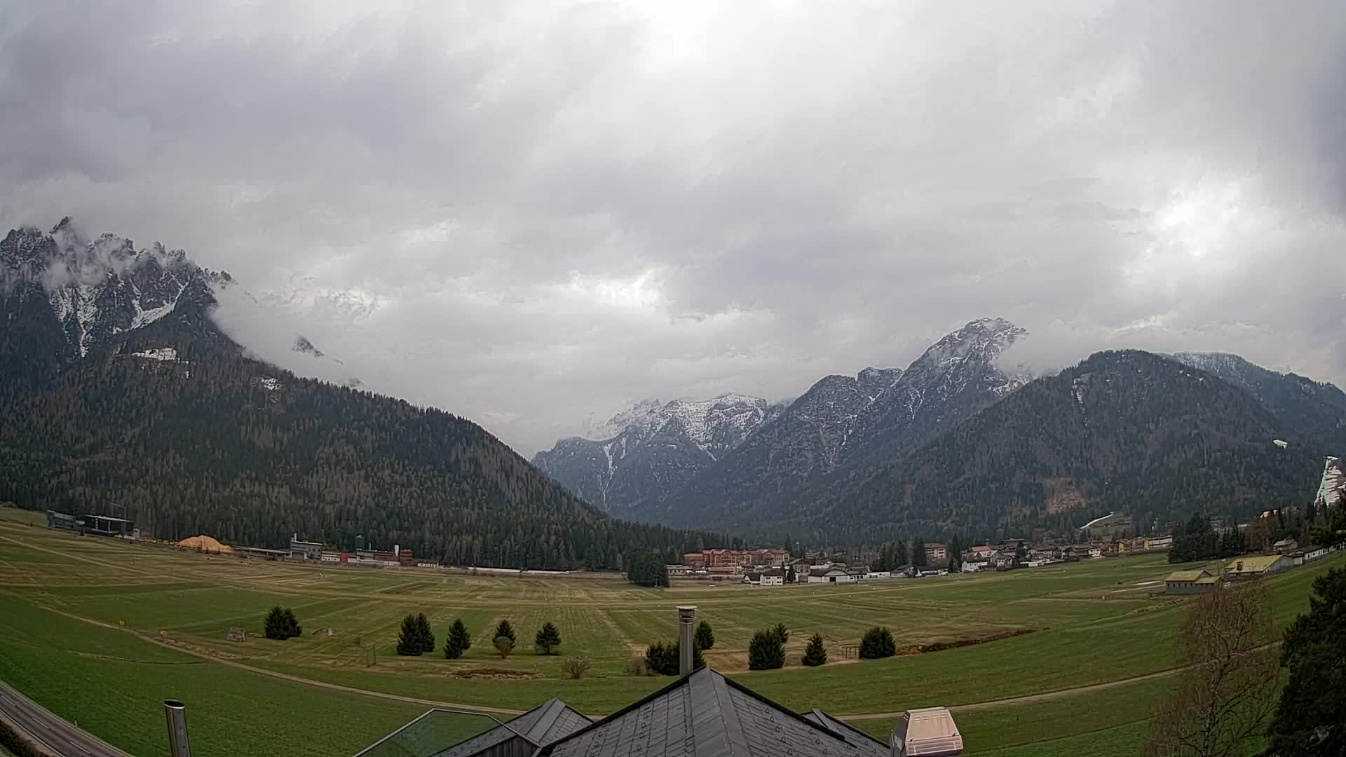 Webcam Toblach Dolomiten – Blick vom Hotel Rosengarten
