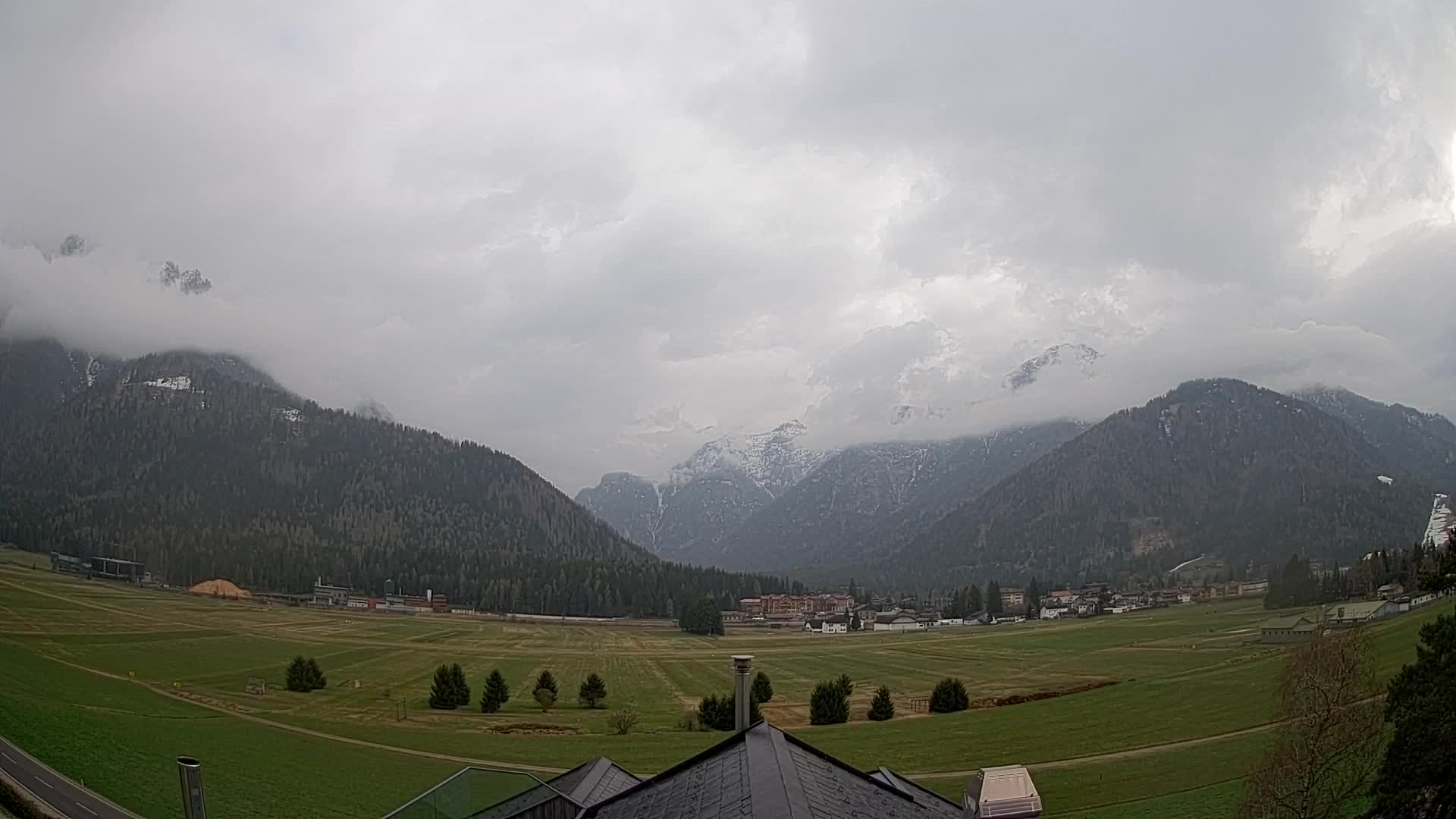 Webcam Toblach Dolomitas – Vista desde el Hotel Rosengarten