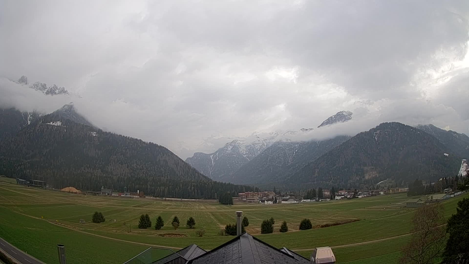 Webcam Toblach Dolomiten – Blick vom Hotel Rosengarten