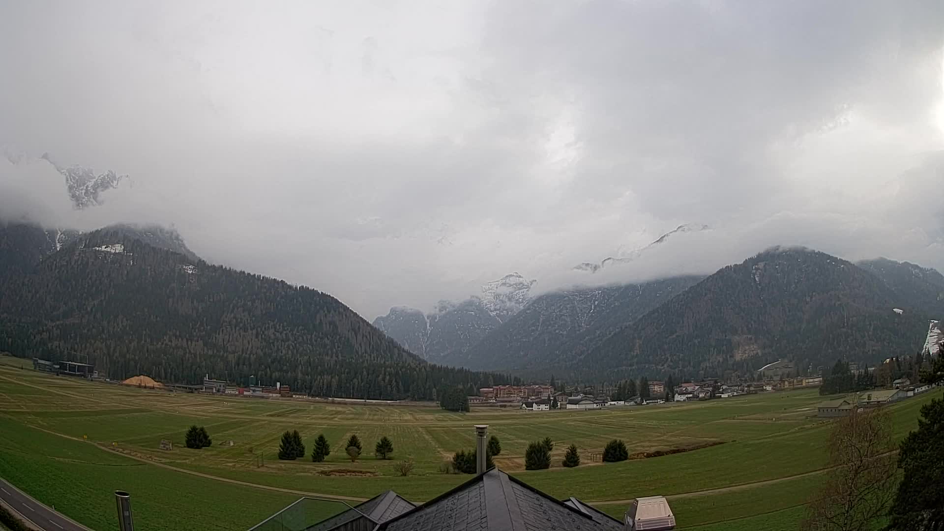Webcam Toblach Dolomitas – Vista desde el Hotel Rosengarten