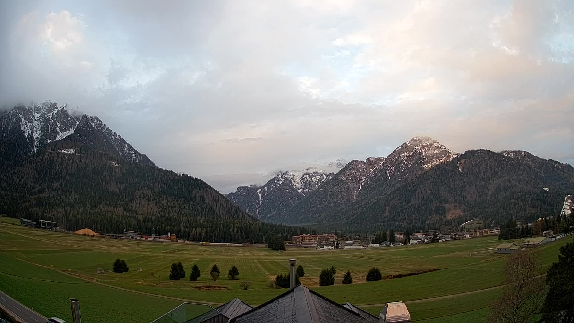 Webcam Toblach Dolomites – Vue depuis l’Hôtel Rosengarten