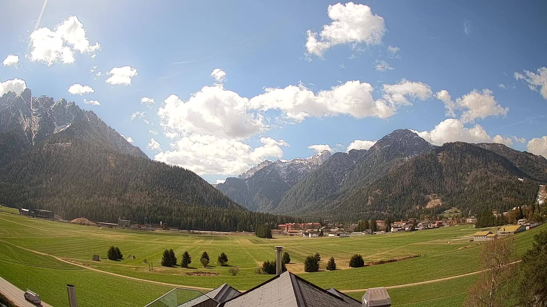 Webcam Toblach Dolomites – Vue depuis l’Hôtel Rosengarten