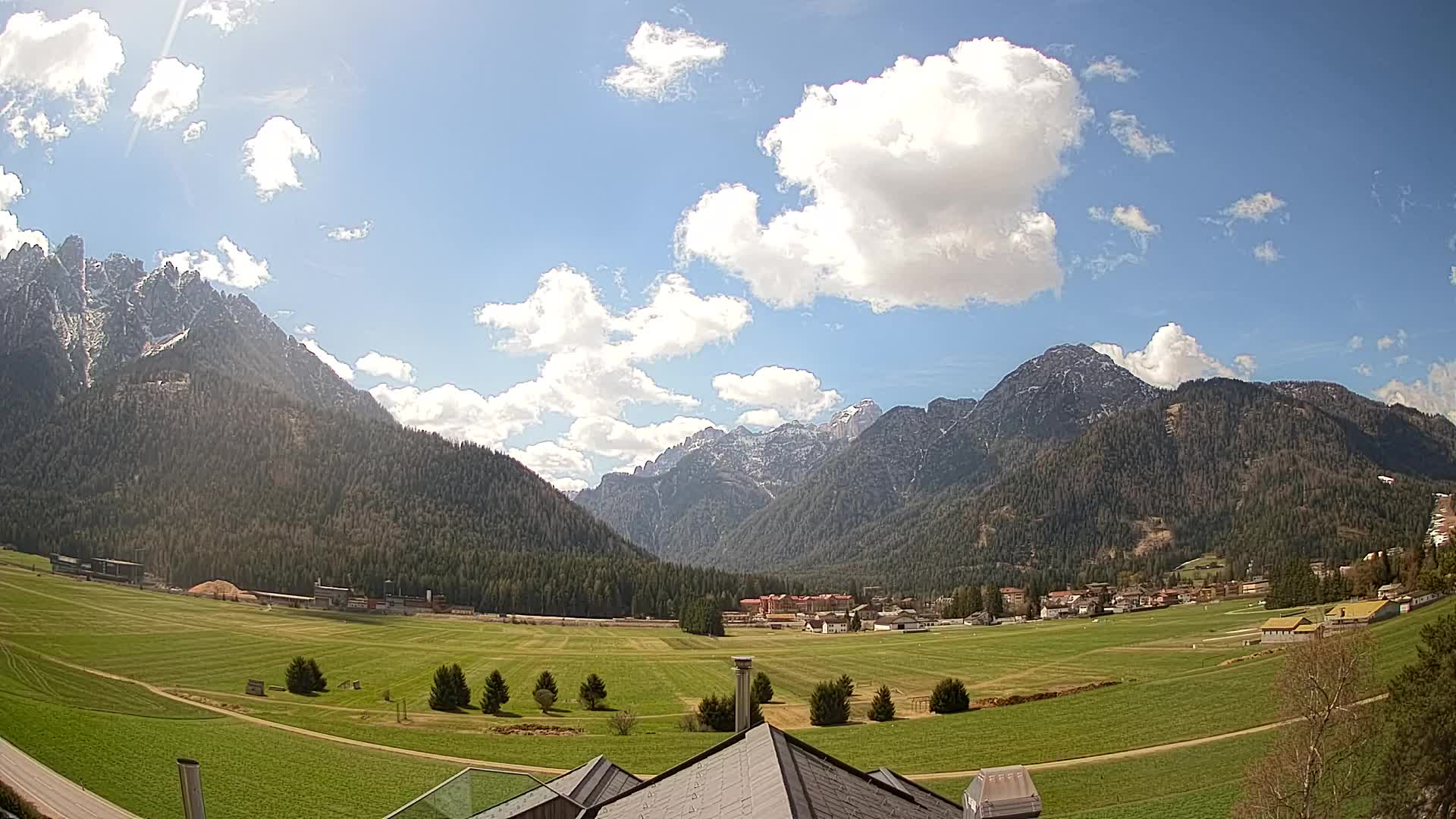 Webcam Toblach Dolomiten – Blick vom Hotel Rosengarten