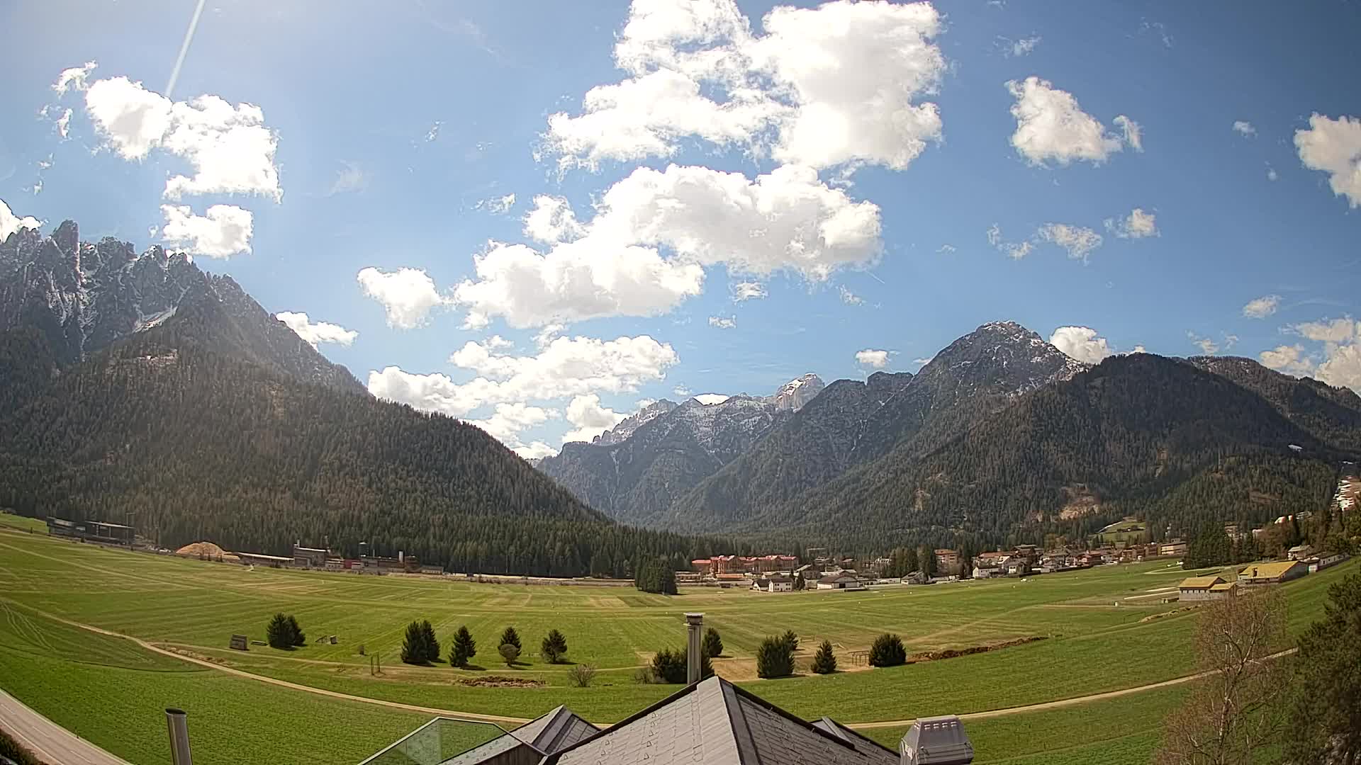 Webcam Toblach Dolomitas – Vista desde el Hotel Rosengarten