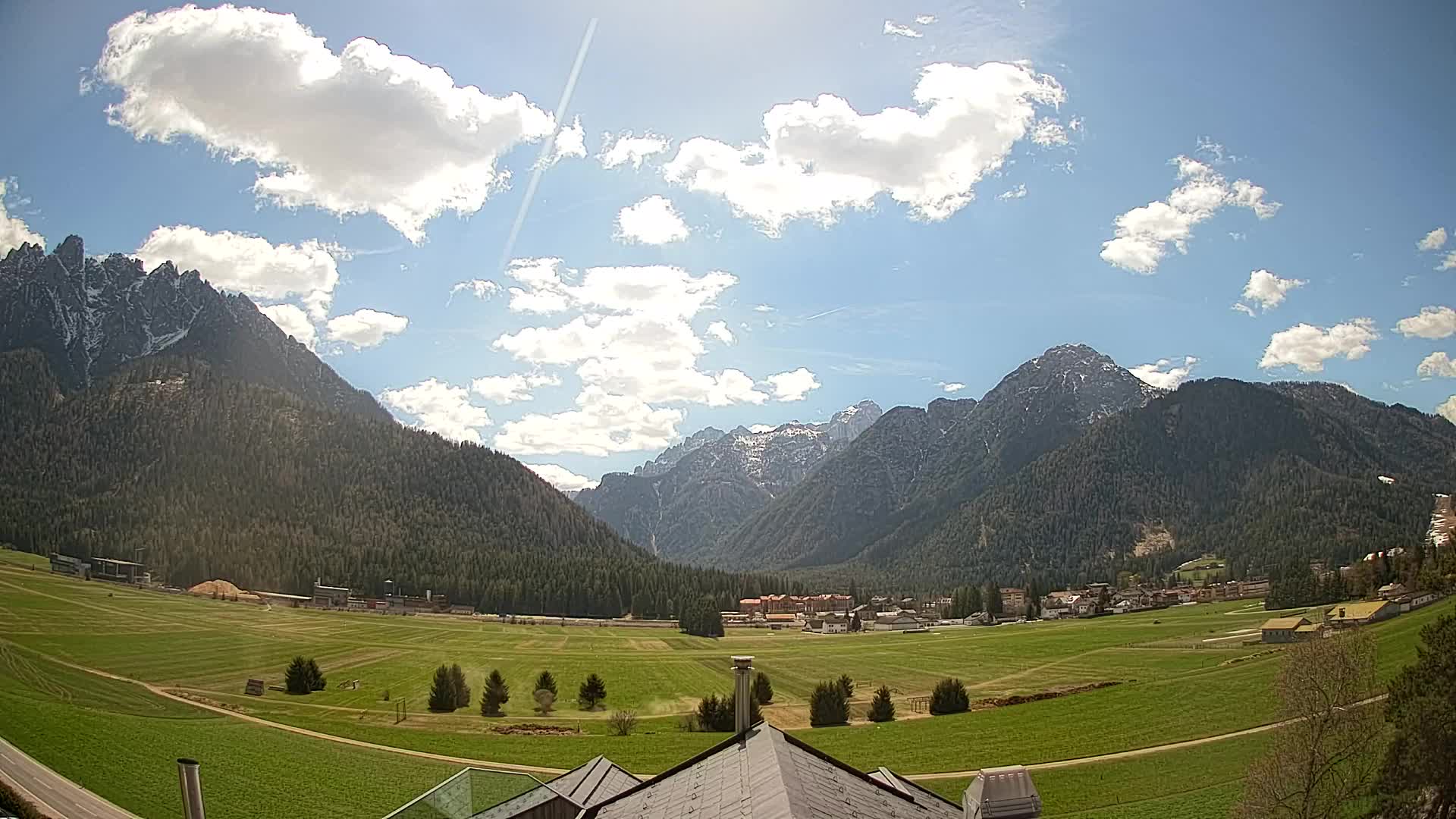 Webcam Toblach Dolomitas – Vista desde el Hotel Rosengarten