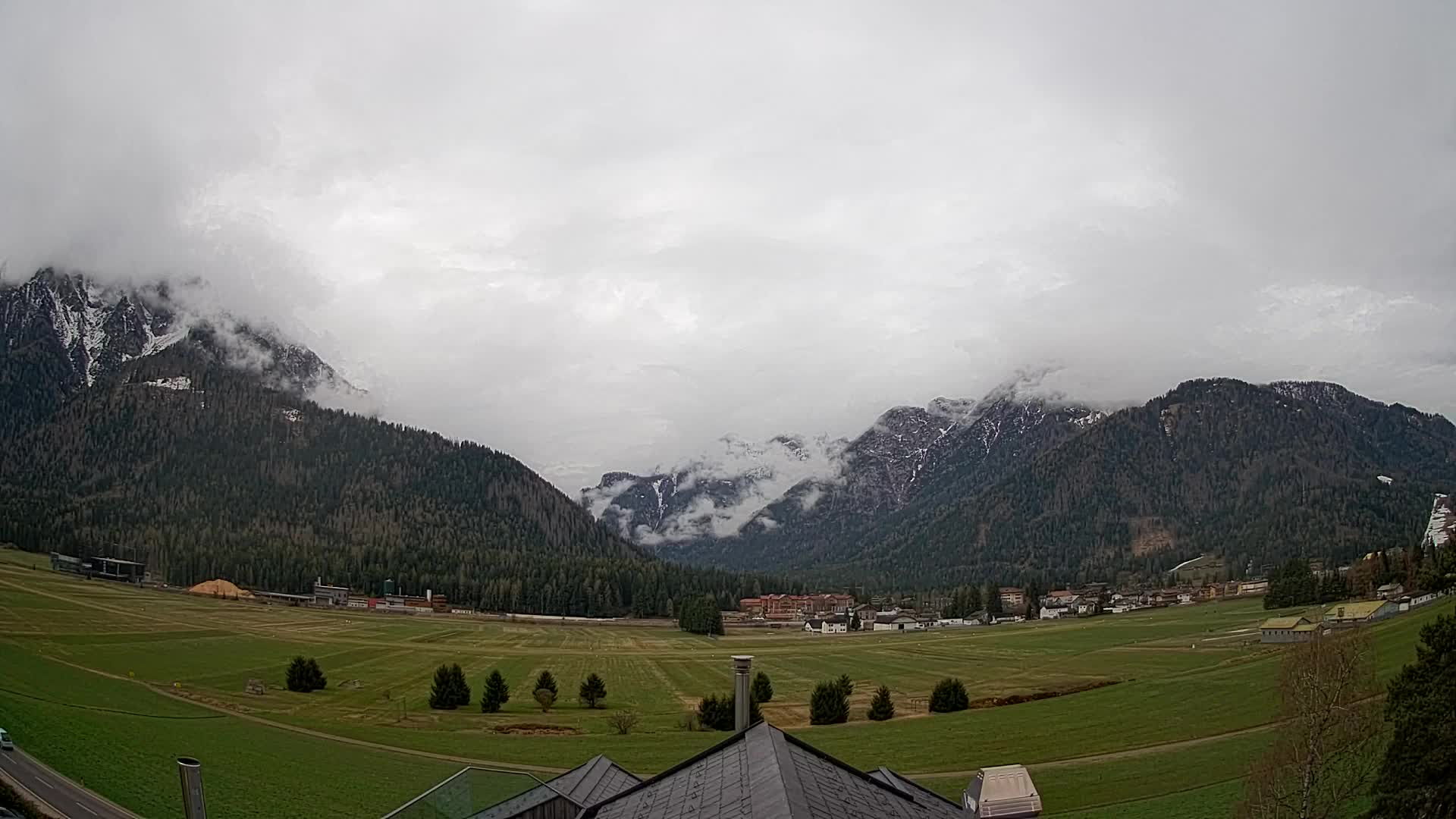 Webcam Toblach Dolomites – Vue depuis l’Hôtel Rosengarten