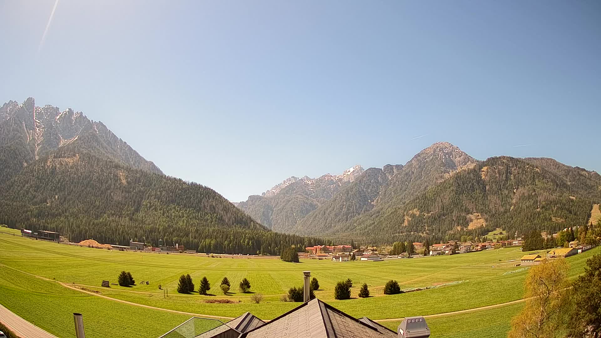 Webcam Toblach Dolomites – Vue depuis l’Hôtel Rosengarten