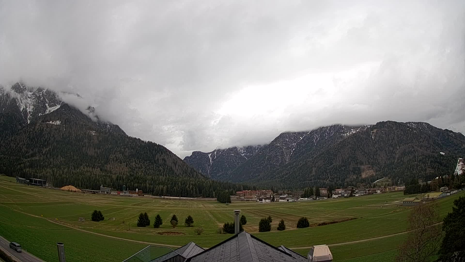 Webcam Toblach Dolomites – Vue depuis l’Hôtel Rosengarten