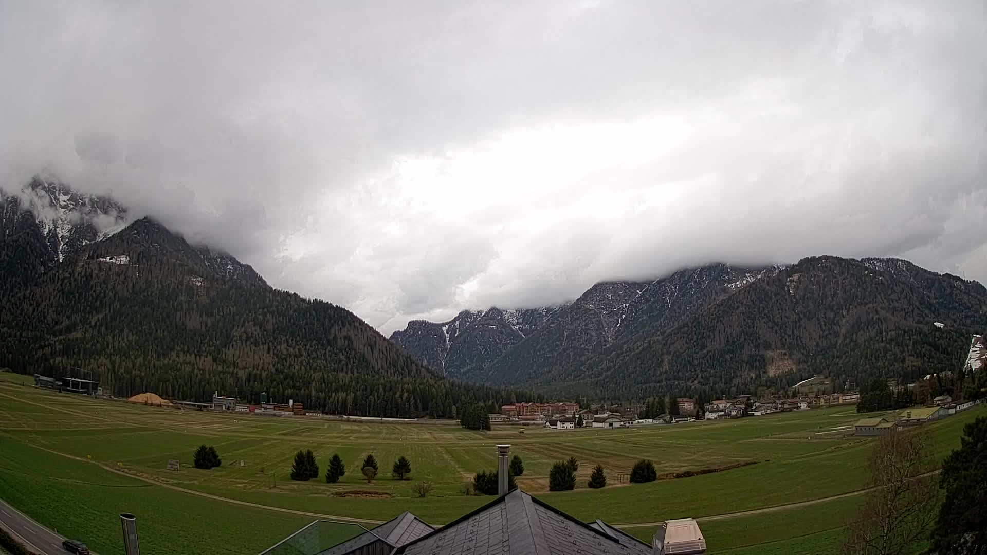 Webcam Toblach Dolomitas – Vista desde el Hotel Rosengarten