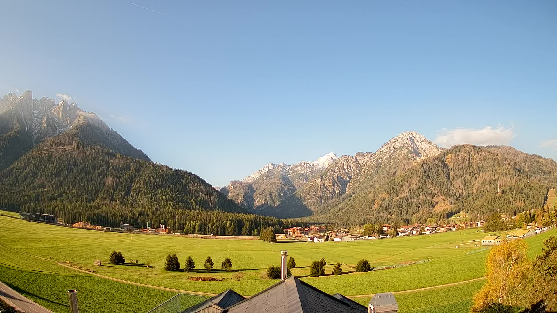 Webcam Toblach Dolomites – Vue depuis l’Hôtel Rosengarten