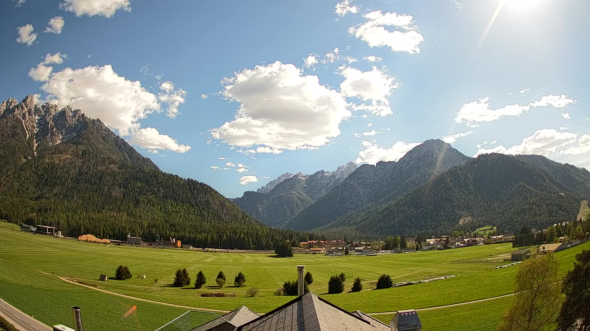 Webcam Toblach Dolomiten – Blick vom Hotel Rosengarten