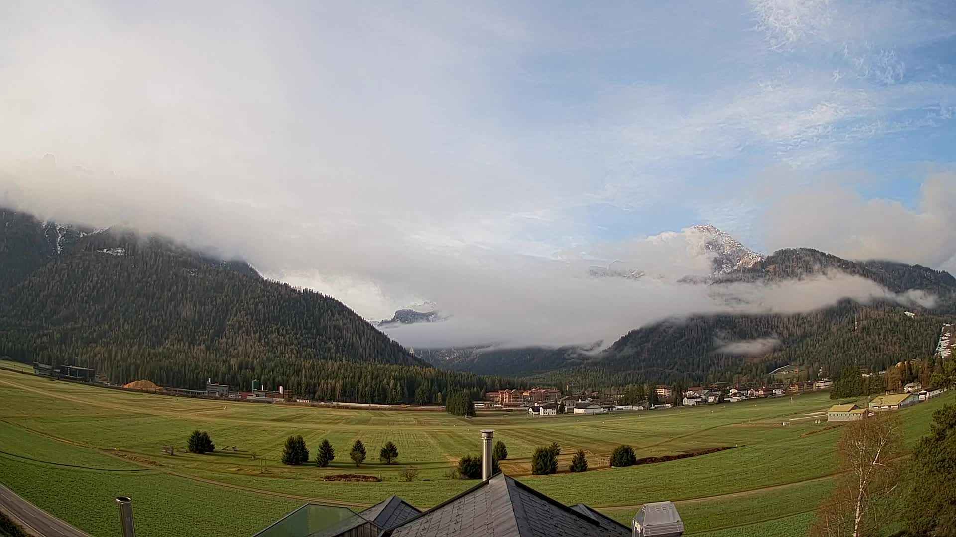 Webcam Toblach Dolomiten – Blick vom Hotel Rosengarten