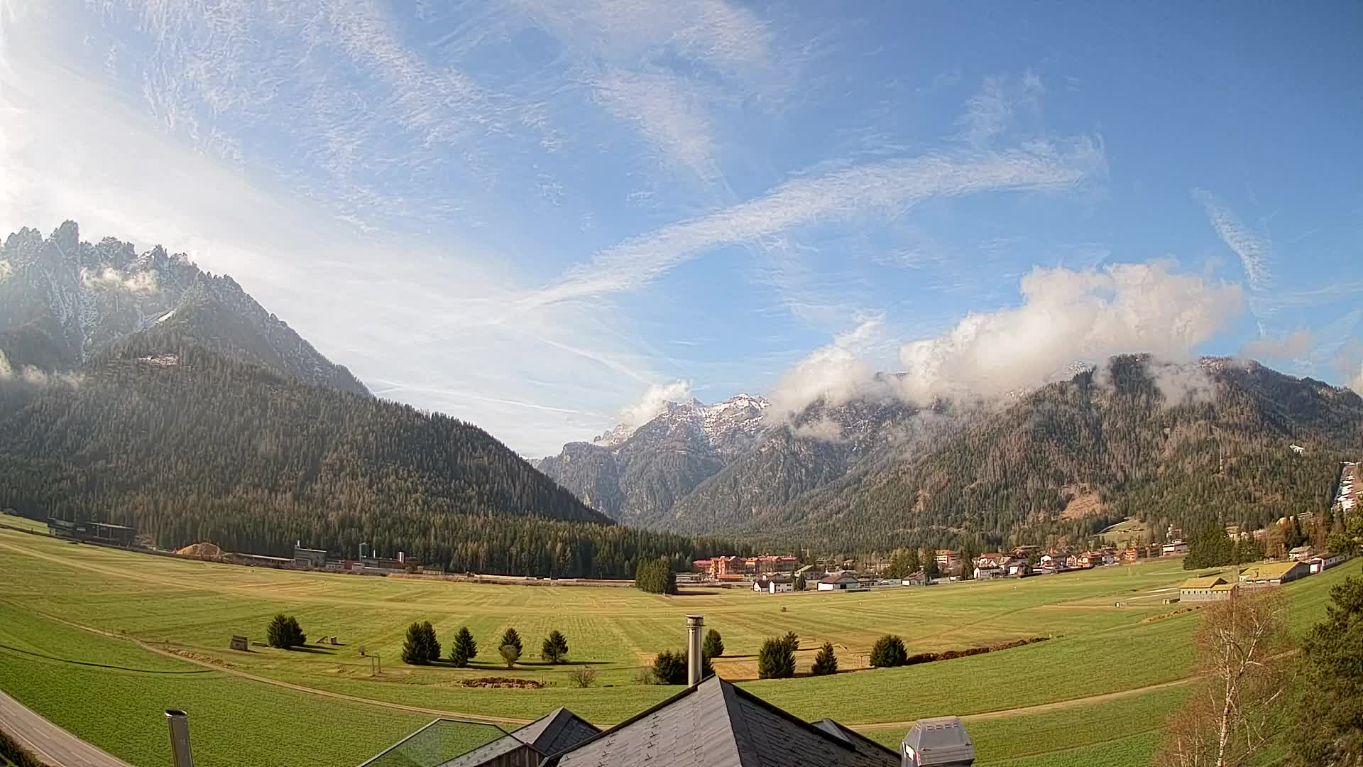 Webcam Toblach Dolomites – Vue depuis l’Hôtel Rosengarten