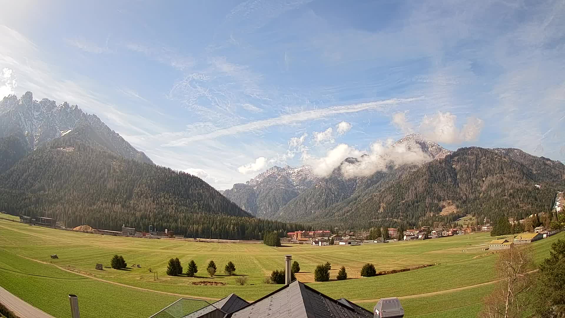 Webcam Toblach Dolomitas – Vista desde el Hotel Rosengarten