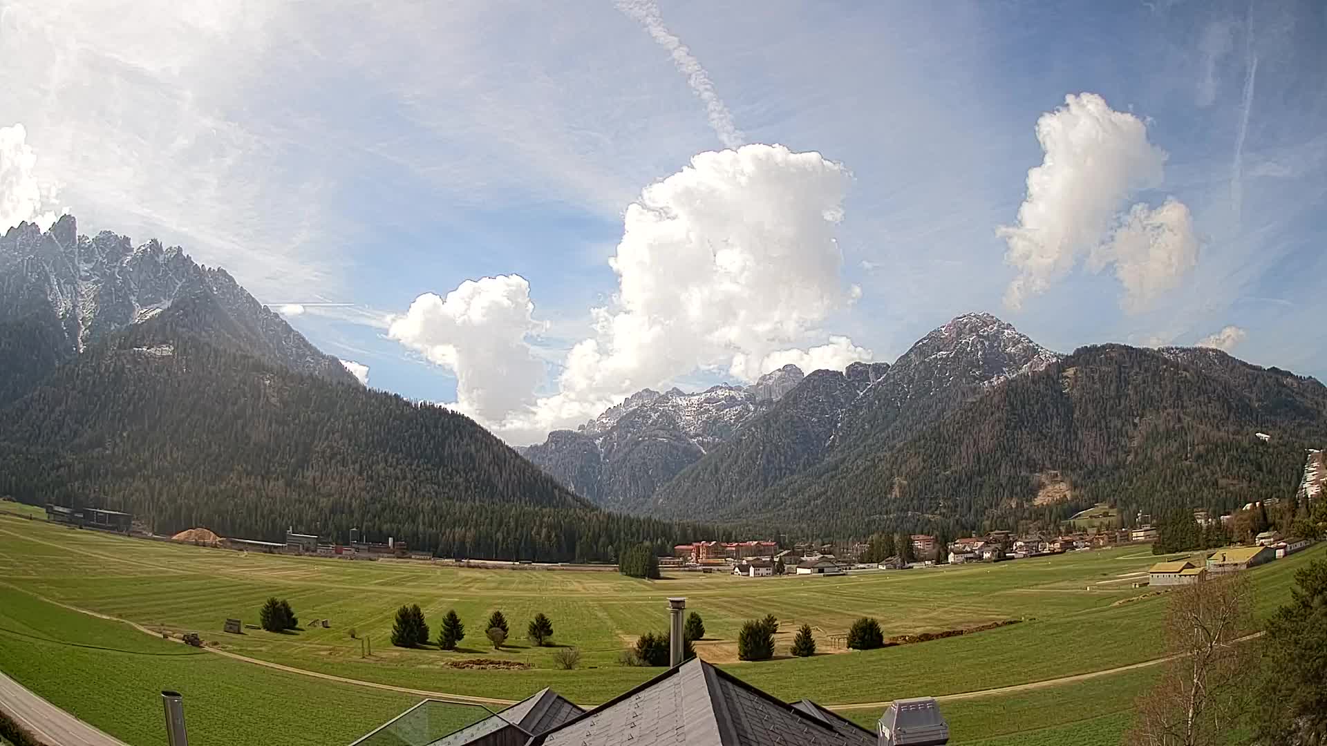 Webcam Toblach Dolomites – Vue depuis l’Hôtel Rosengarten