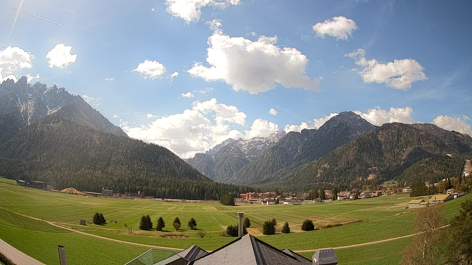 Webcam Toblach Dolomitas – Vista desde el Hotel Rosengarten