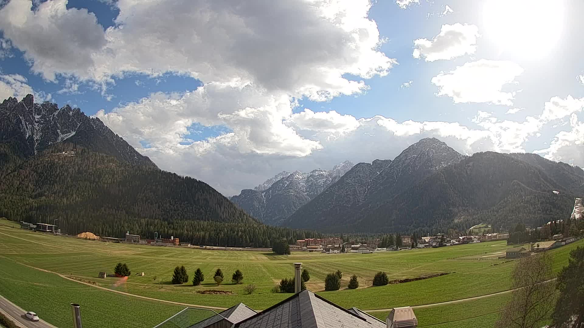 Webcam Toblach Dolomitas – Vista desde el Hotel Rosengarten
