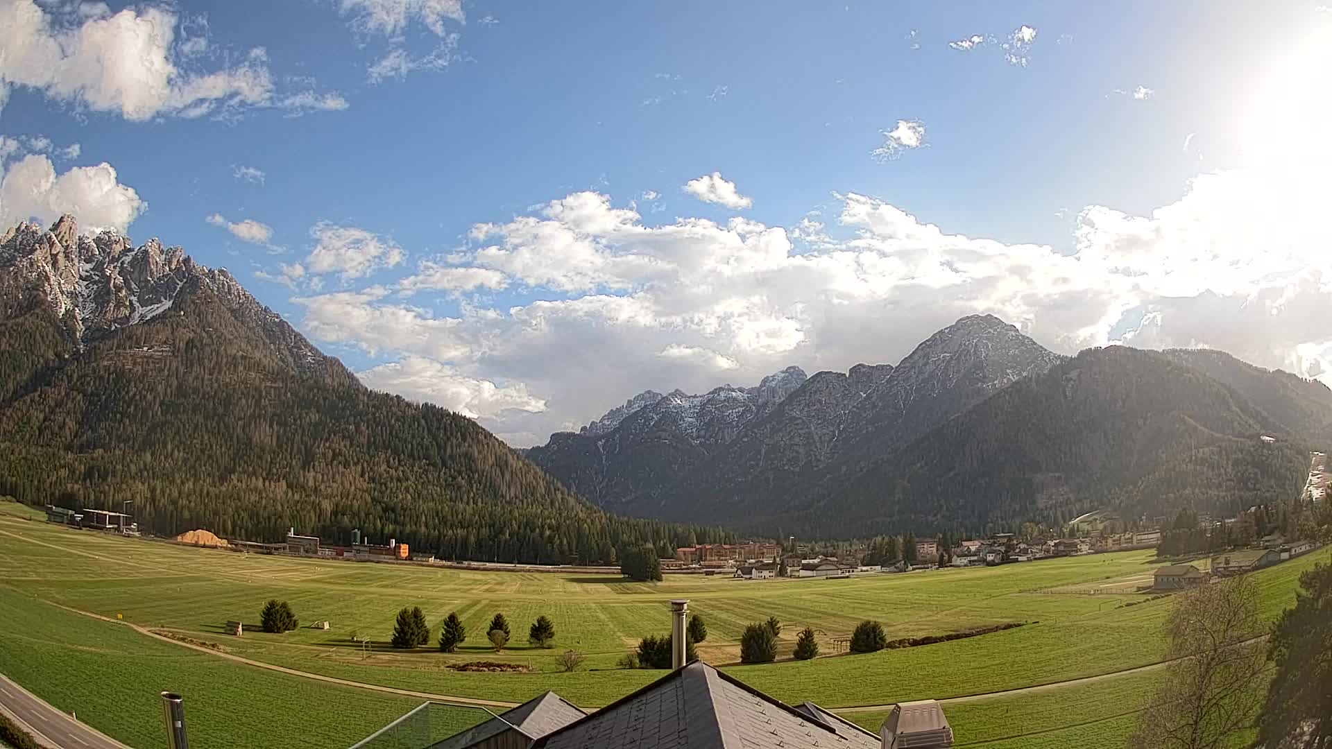 Webcam Toblach Dolomiten – Blick vom Hotel Rosengarten
