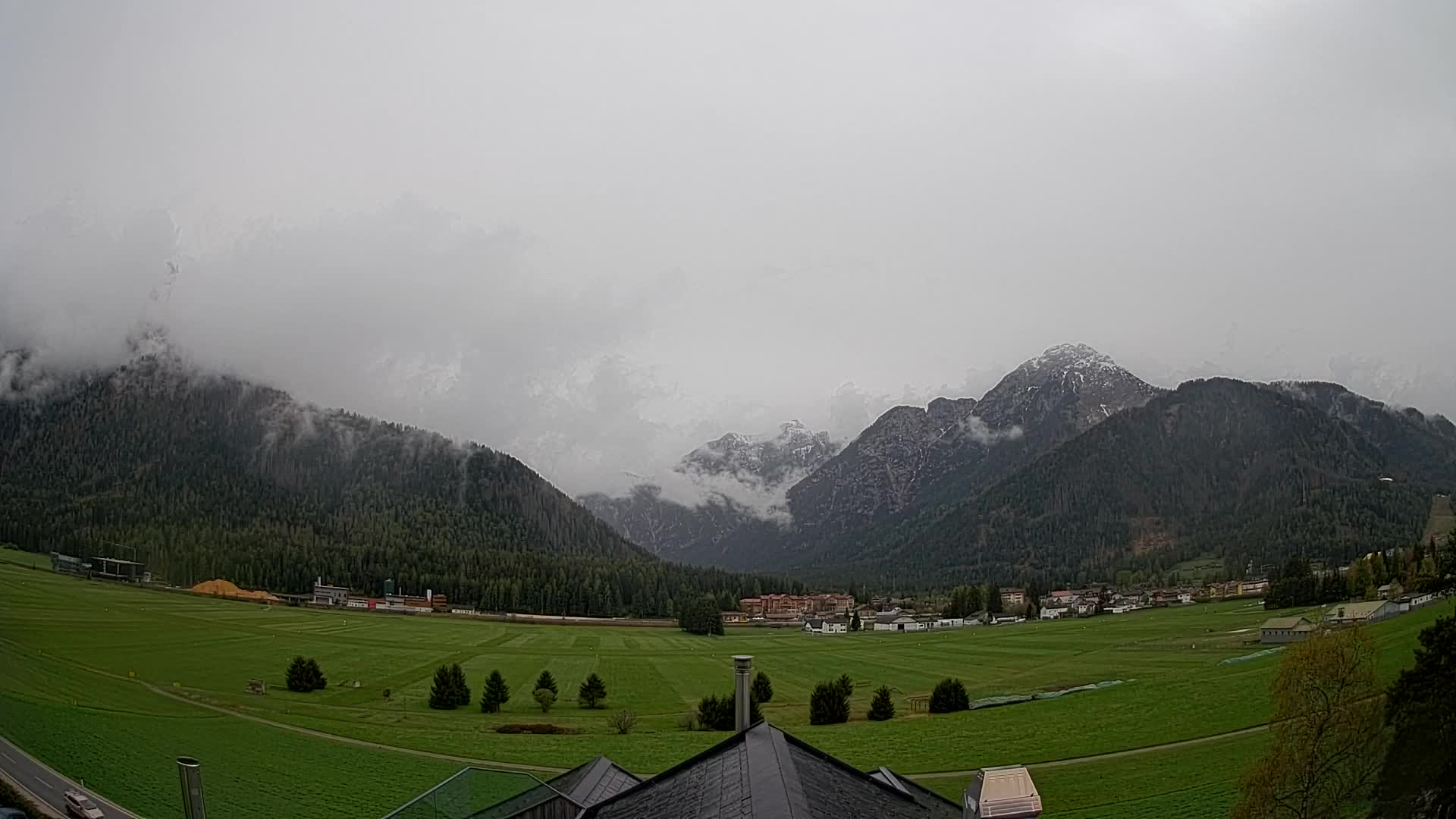 Webcam Toblach Dolomites – Vue depuis l’Hôtel Rosengarten