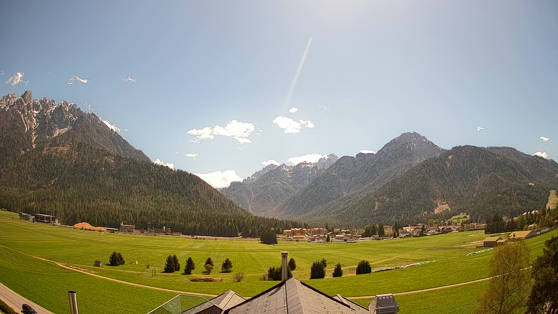 Webcam Toblach Dolomitas – Vista desde el Hotel Rosengarten