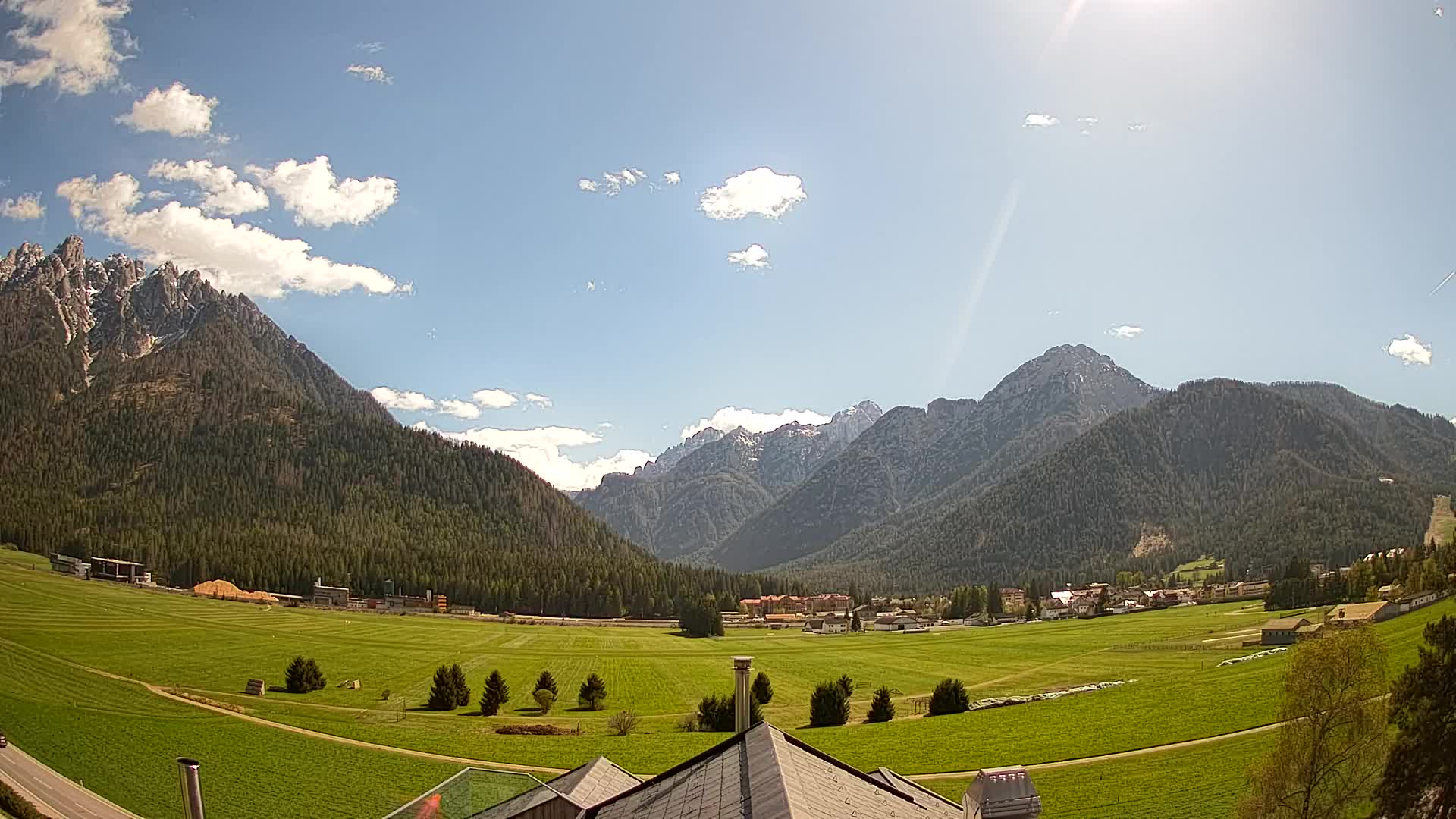 Webcam Toblach Dolomiten – Blick vom Hotel Rosengarten