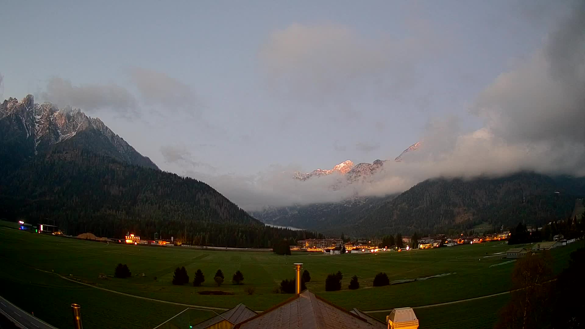 Webcam Toblach Dolomiten – Blick vom Hotel Rosengarten