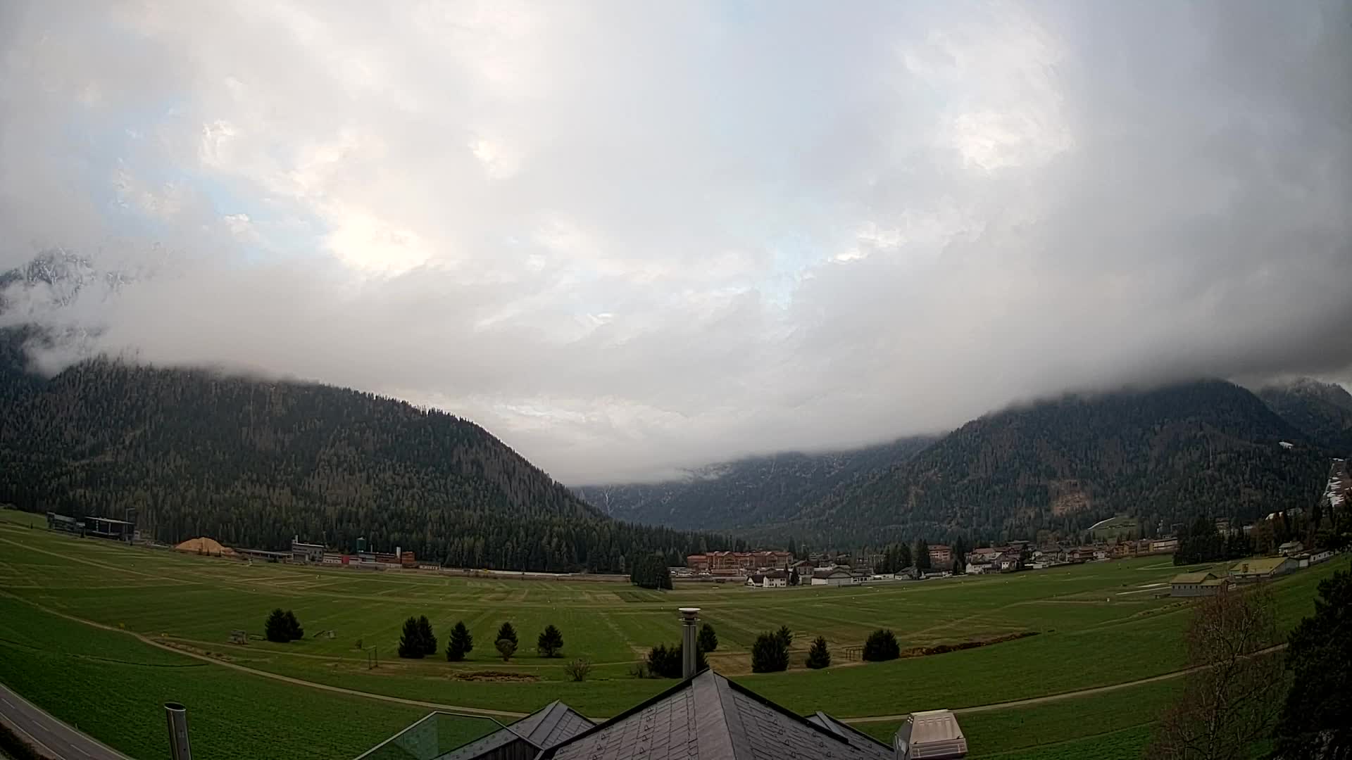 Webcam Toblach Dolomites – Vue depuis l’Hôtel Rosengarten