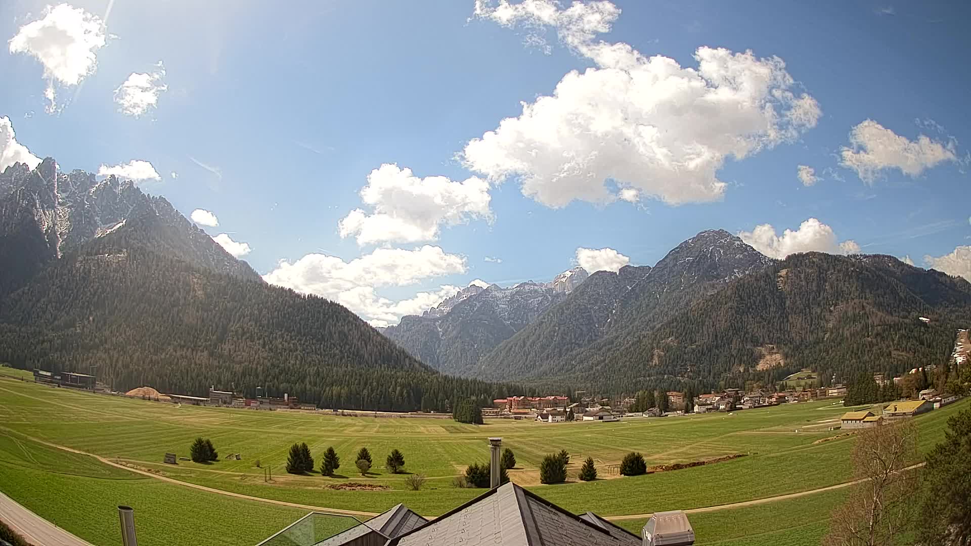 Webcam Toblach Dolomiten – Blick vom Hotel Rosengarten