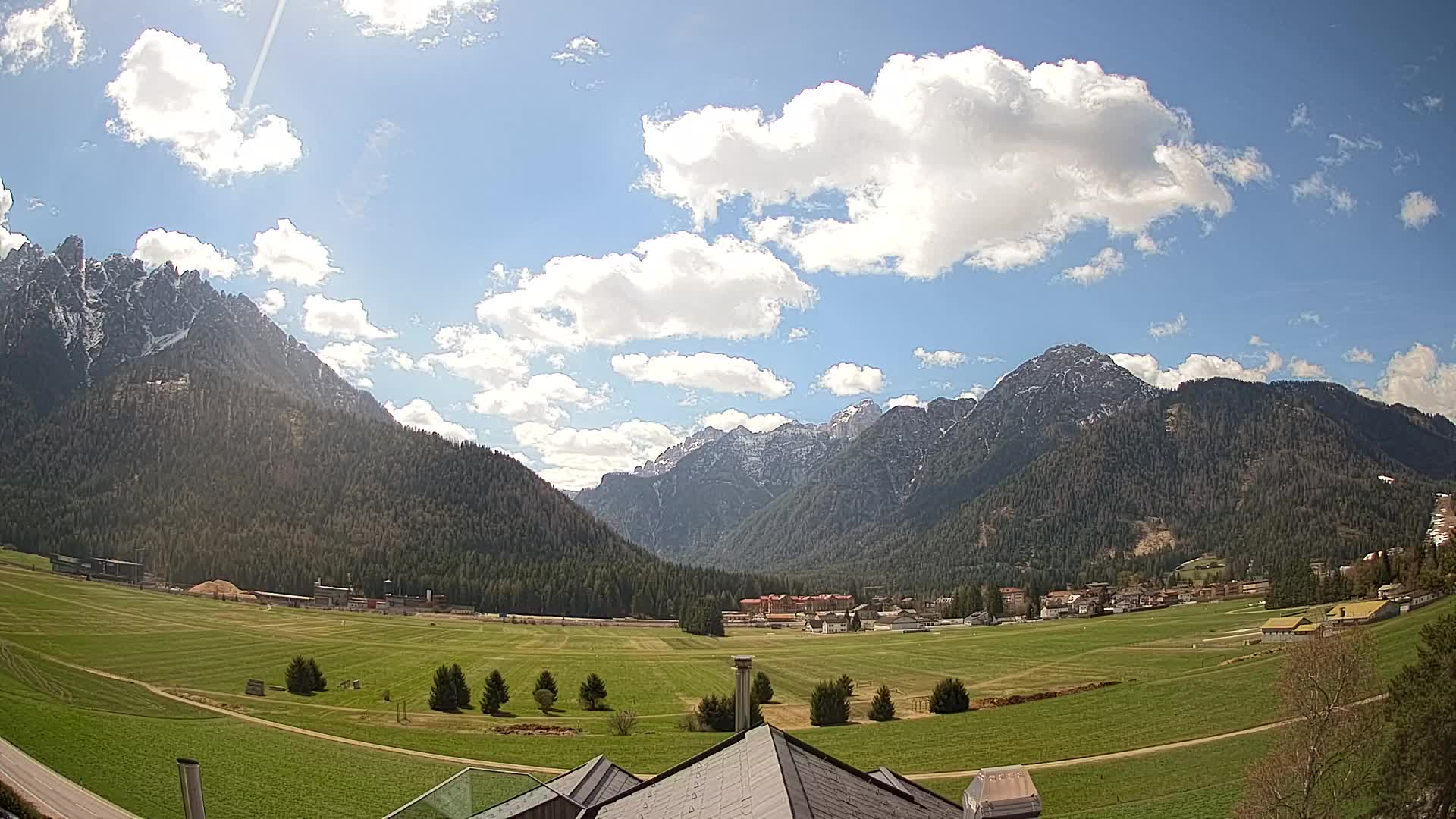 Webcam Toblach Dolomites – Vue depuis l’Hôtel Rosengarten