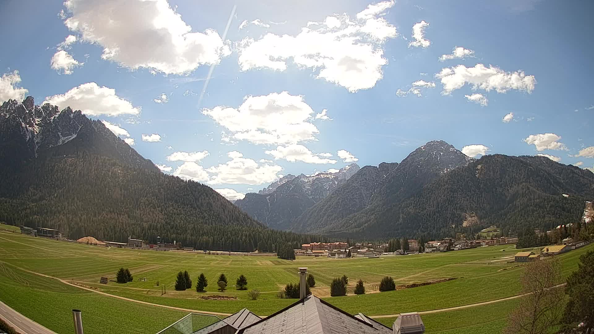 Webcam Toblach Dolomiten – Blick vom Hotel Rosengarten